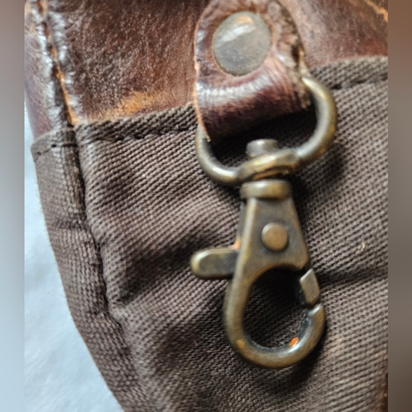 BED|STU RARE CROSSBODY LEATHER HANDBAG RUSTIC BROWN STUDDED SUMMERLAND LIKE NEW - Picture 14 of 16